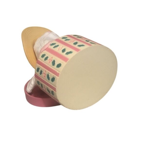 Avon Christmas Dress-up Ornament Kitty Cat in Hat Box - Picture 9 of 11